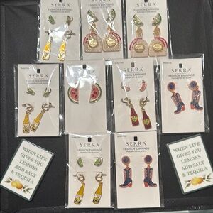 Serra Fashion Earrings Set - Multicolor